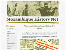 Tablet Screenshot of mozambiquehistory.net